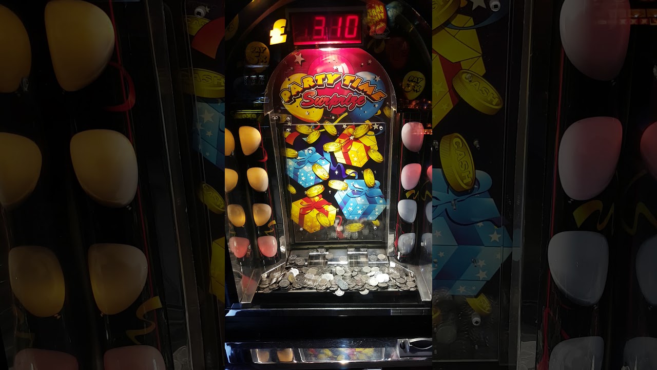 Party Time Coin Pusher - rare 4 push roll