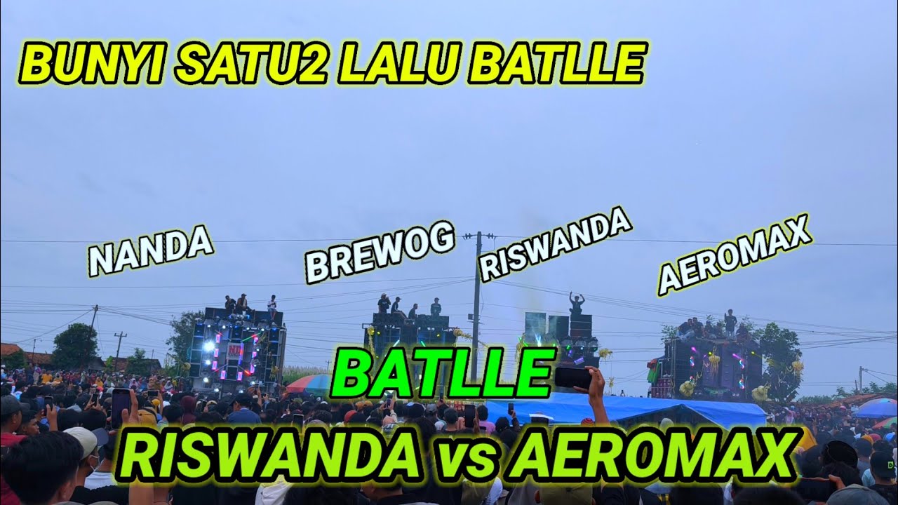 Kali ini Riswanda batlle sama Aeromax setelah bunyi satu persatu , Mantingan pati jateng