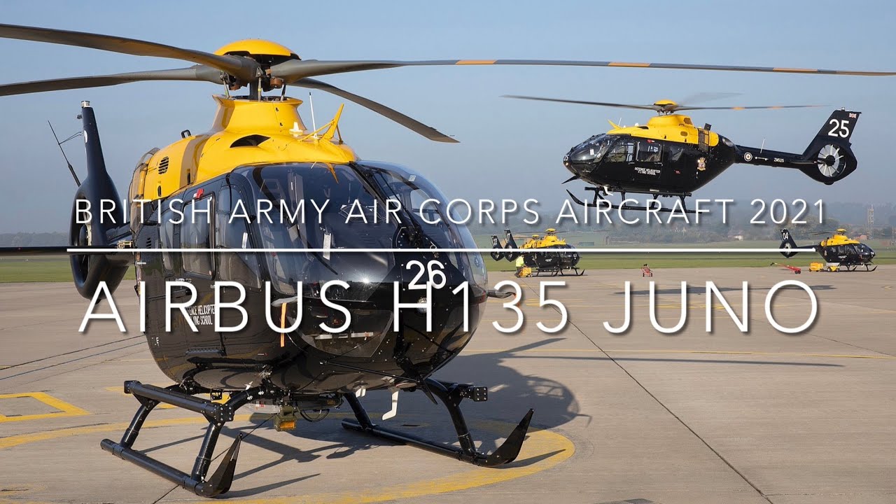 British Army Air Corps Aircraft 2021 - Airbus H135 Juno