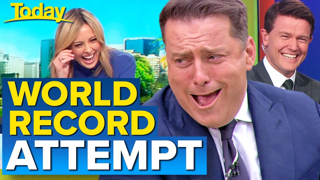 Karl's ridiculous world record attempt | Today Show Australia