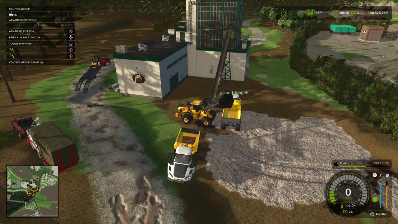 Farming Simulator 25 logging and Mining empire roleplay ps5 rags to riches part 7
