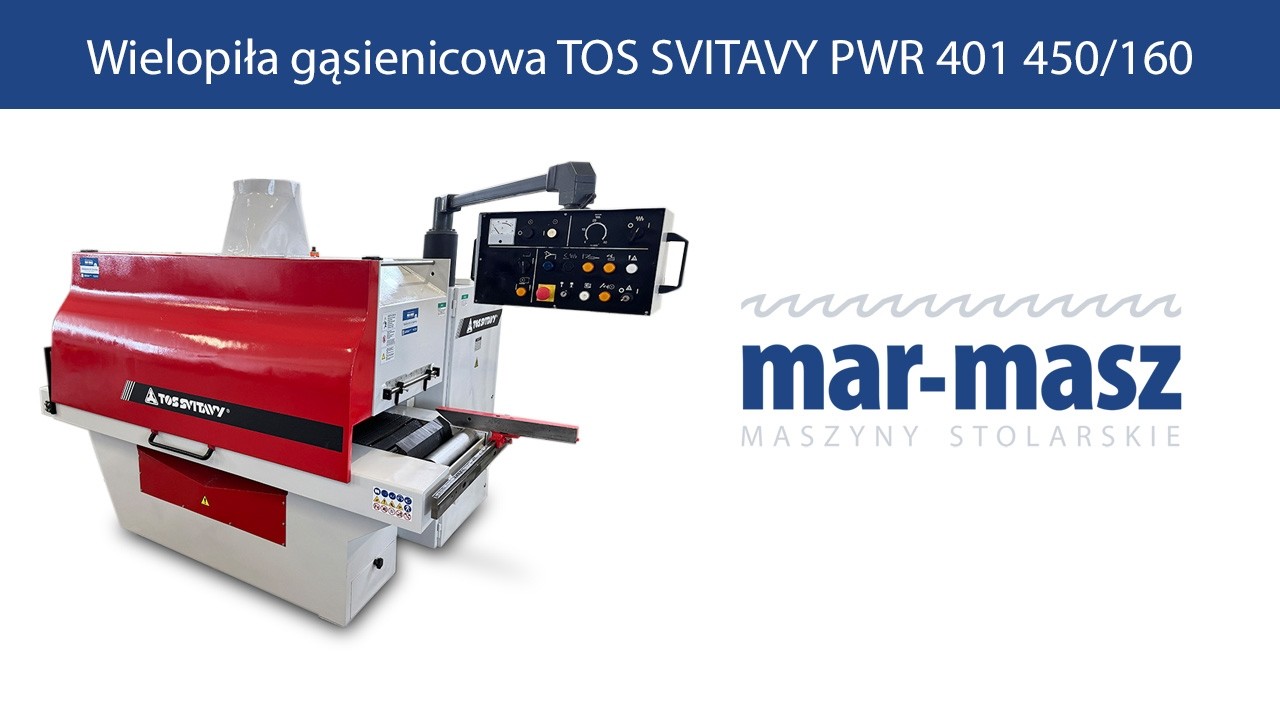 Wielopiła gąsienicowa TOS SVITAVY PWR 401 450/160  - Mar-Masz | Woodworking