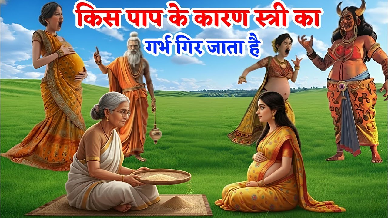 किस पाप कर कारण स्त्री का गर्भ गिर जाता है भगवान विष्णु ने देवी लक्ष्मी को बताया रहस्य 🙏