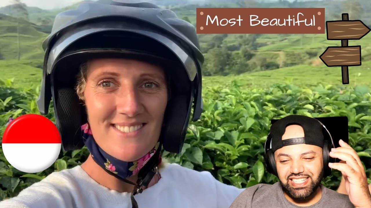 Самая красивая дорога на Западной Яве, Индонезия. Реакция MR Halal