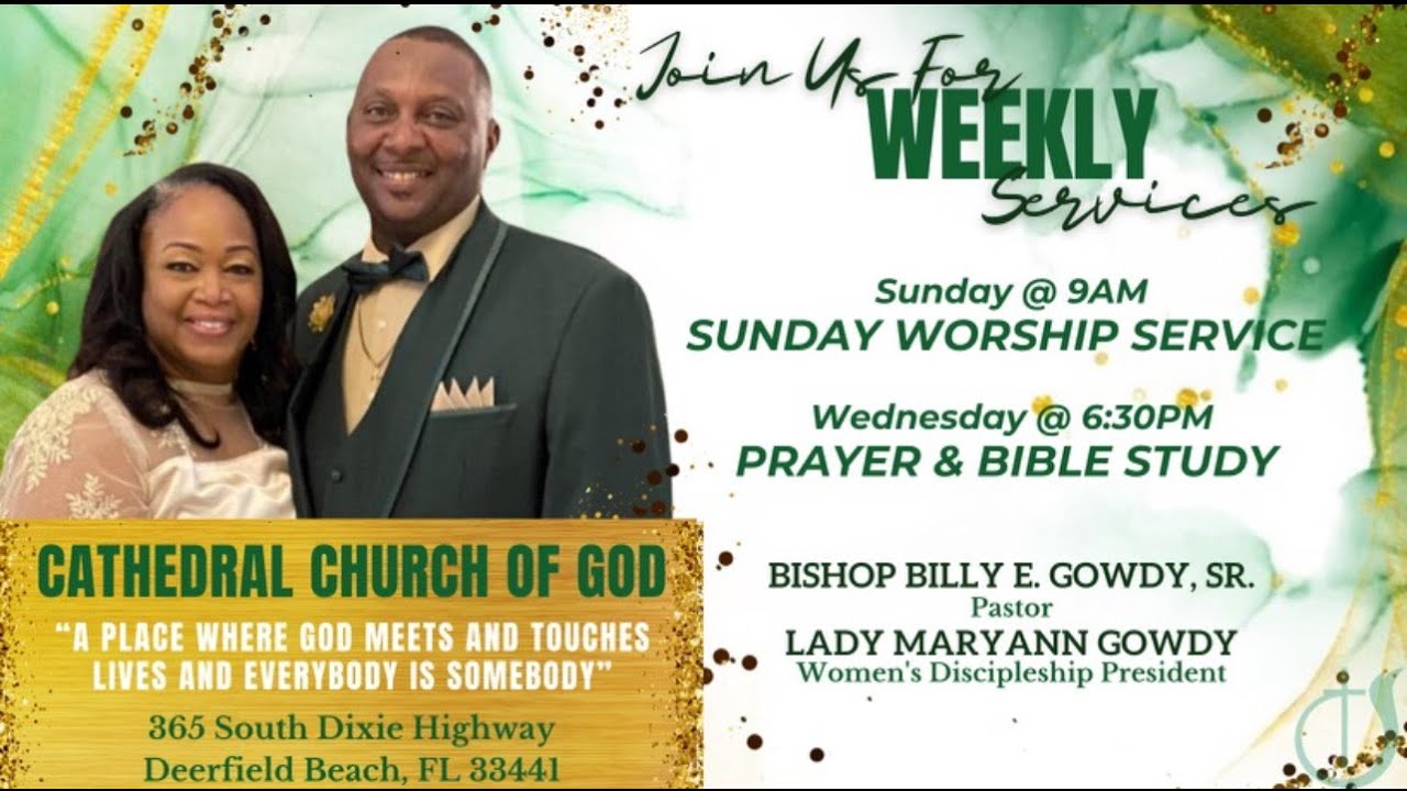 Cathedral COG Sunday Evening Mission Service 3/8/2026