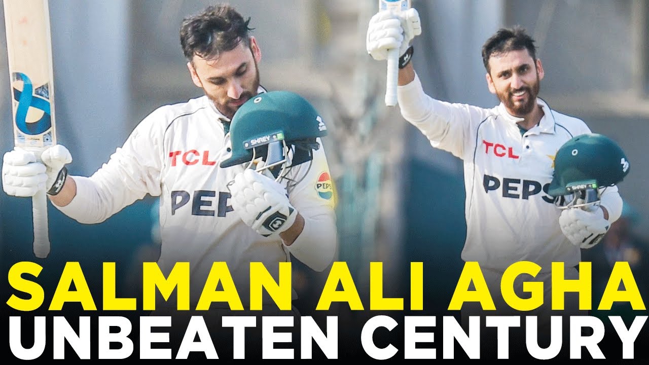 Salman Ali Agha Unbeaten Century | Pakistan vs England | 1st Test Day 2, 2024 | PCB | M3G1K