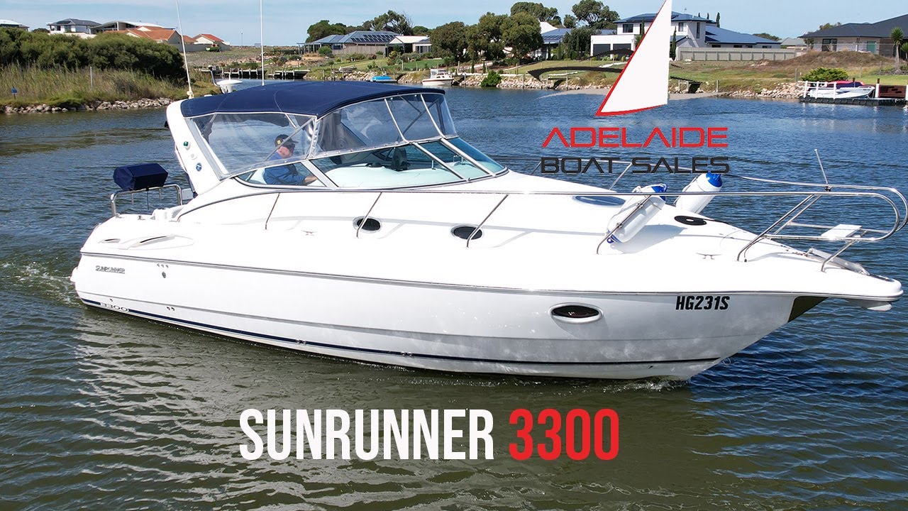 Sunrunner 3300 Cruiser - Upgraded engines and new upholstery