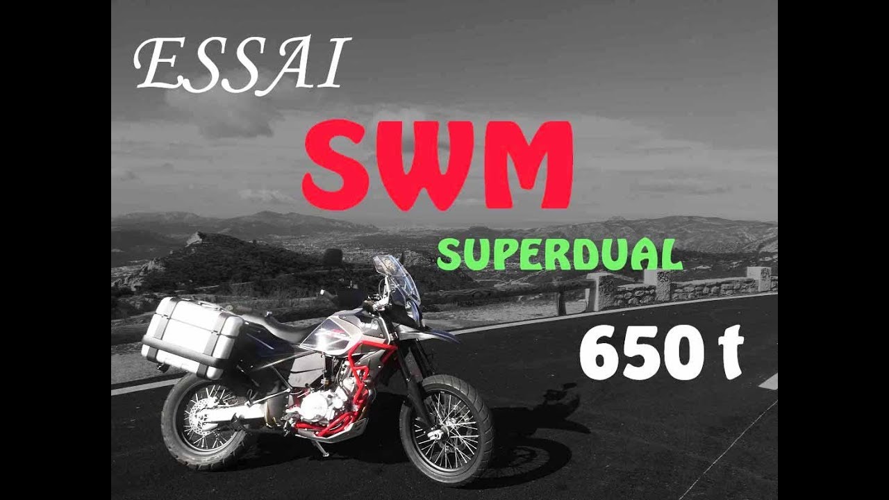 Fabike #Essai SWM Superdual 650 T / Un supermotrail !!!
