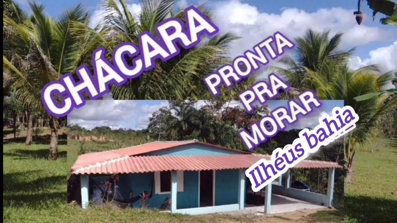 CHÁCARA a venda em Ilhéus, COMPLETA  pronta pra morar 13.600 metros só 220 MIL