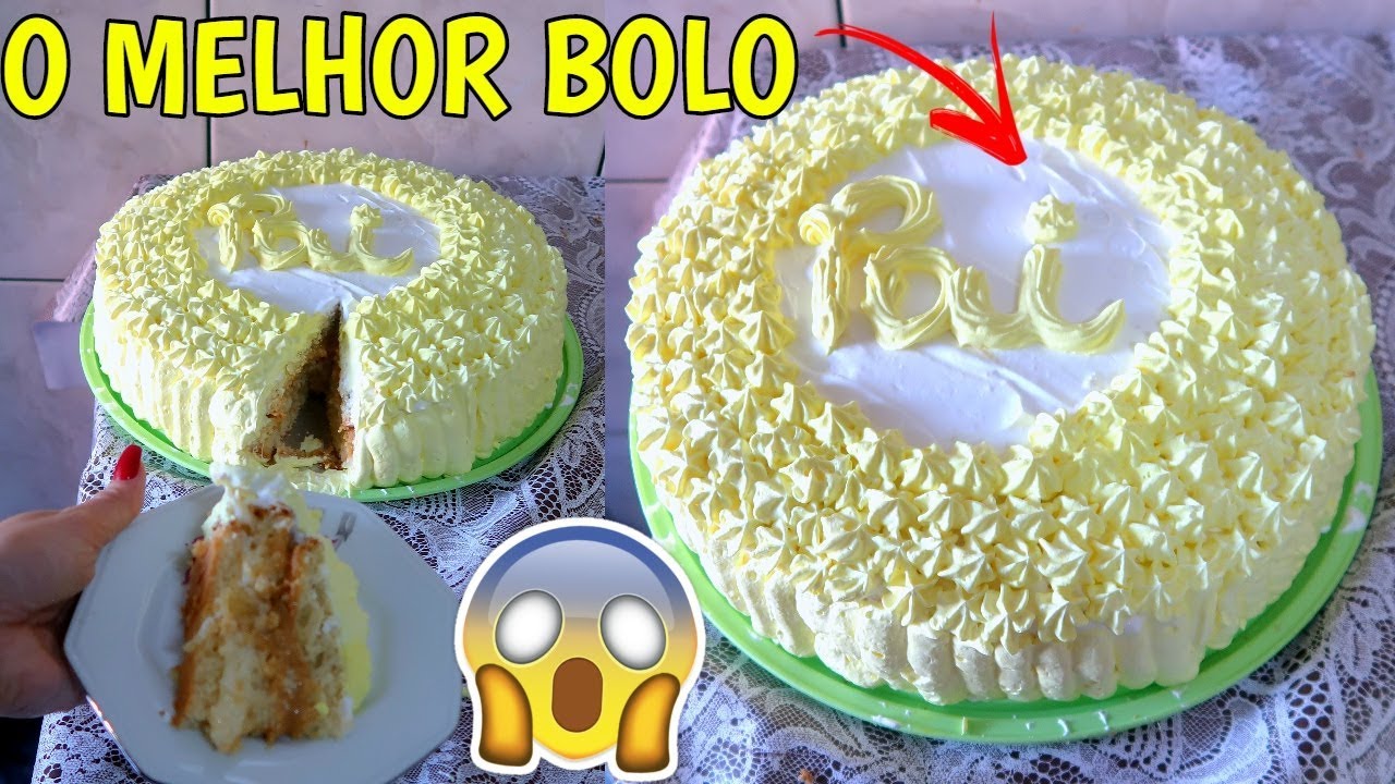 O MELHOR BOLO DE ABACAXI COM DOCE DE LEITE ♥ - Bruna Paula