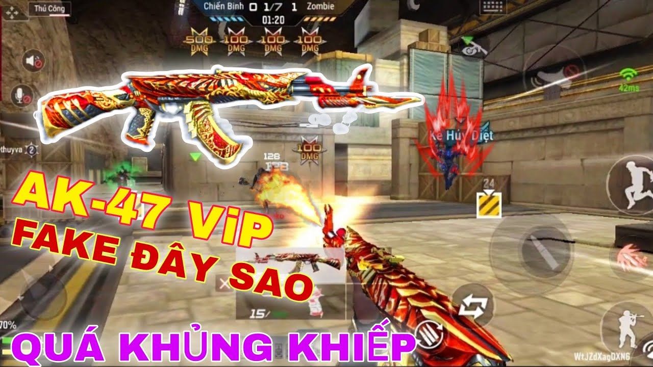 Zombie V4 Khóc Thét Khi Gặp AK-47 Born Beast Blood Warrior Trong Tay Pro Player!
