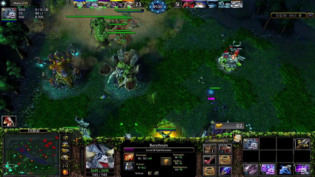 Dota 1 Barathrum  Game Play