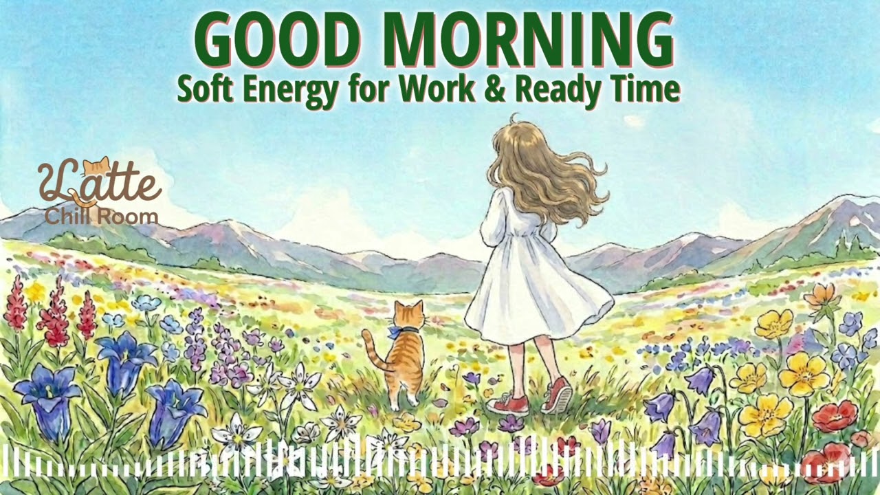 【作業用BGM】朝の準備と集中に。お花畑のモーニングBGM 🌼 Good Morning | Soft Energy Music for Work & Ready Time