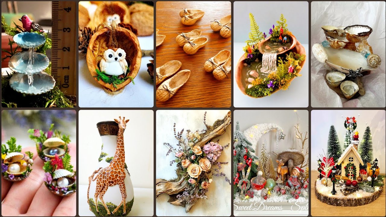 FABULOUS & STUNNING DIY ARRGMANT DIFFERENT HOME DECOR ART&CRAFT