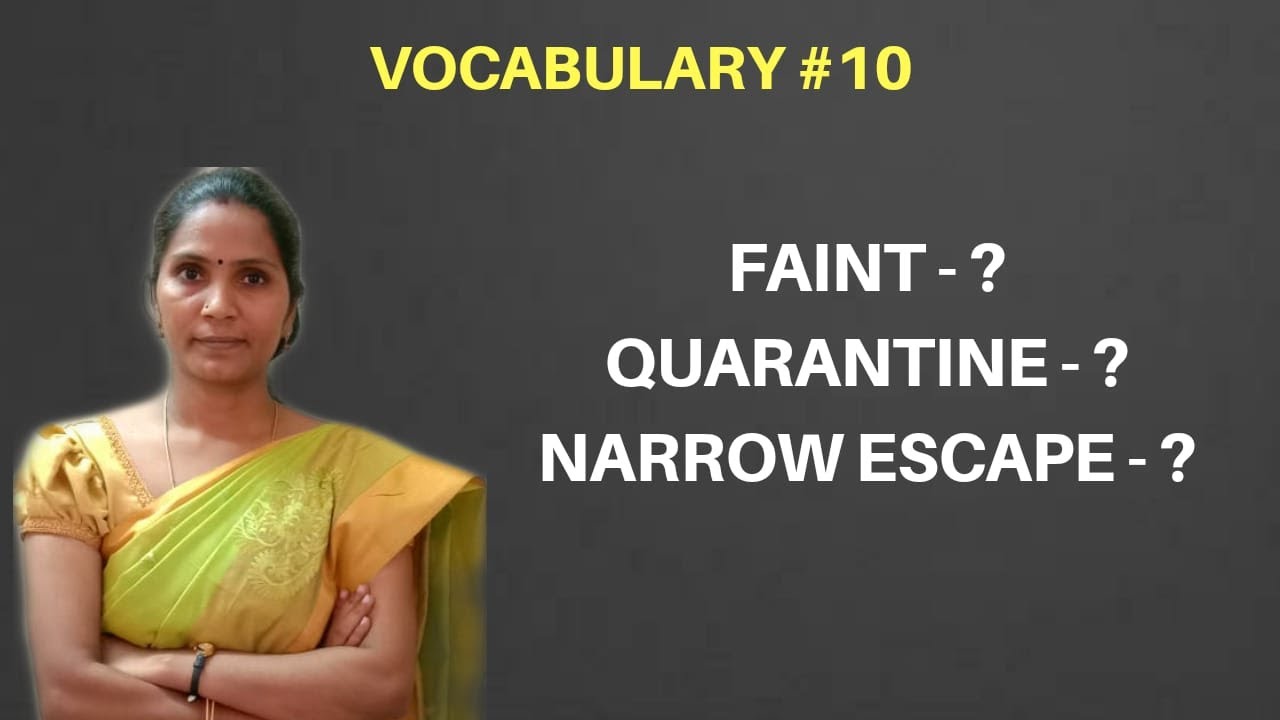 Vocabulary #10 | Useful vocabularies for day to day life | English words with Tamil meaning |