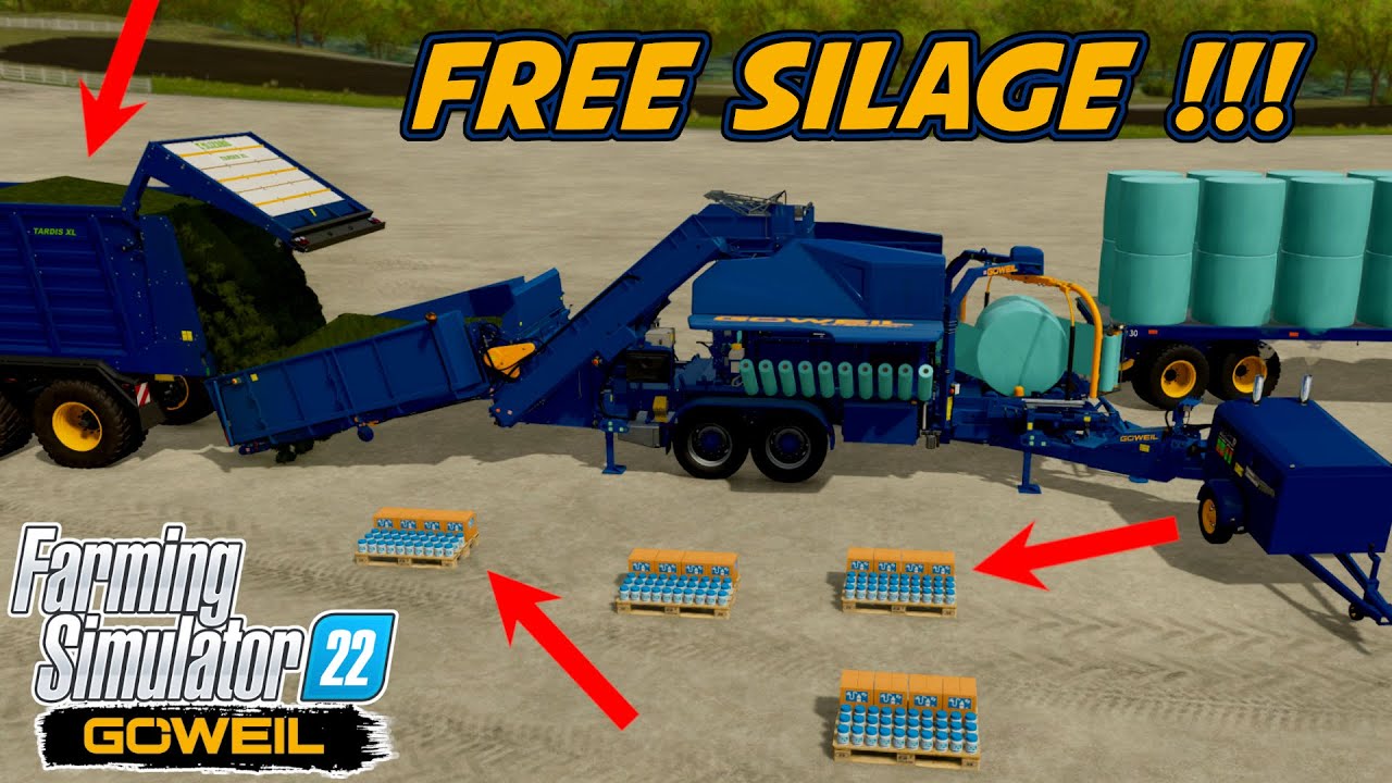 GÖWEIL Baler = Free Silage - Farming Simulator 22 - Sponsored by GPORTAL