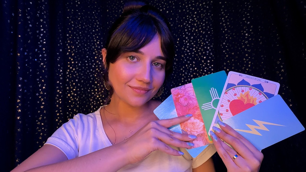Mensagem Espiritual dos seus Guias ✨ ASMR Oráculo: Escolha uma Carta 🎴 ✨ Fala Suave e Tapping