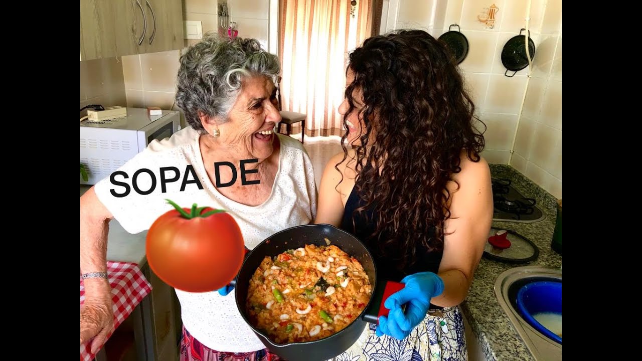 Cómo hacer SOPA DE TOMATE tradicional I Receta de la ABUELA RITA + GAZPACHO ANDALUZ improvisado