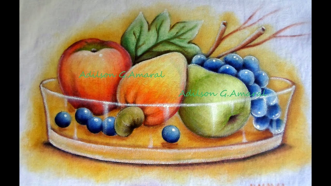 Frutas - Pintura em Tecido