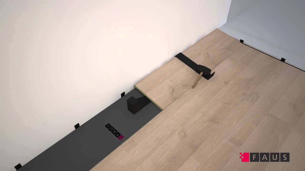 Instrucciones para la instalacion de suelo laminado (parqué). Faus
