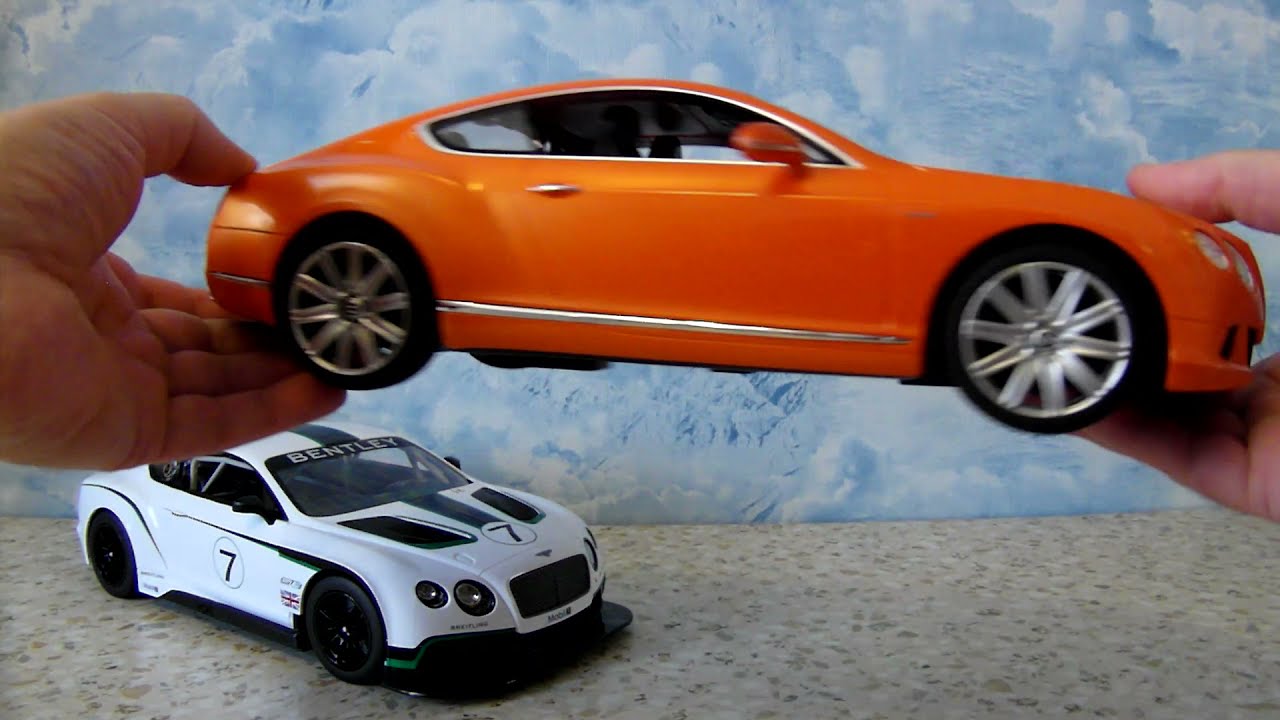 ОНЛАЙН ТРЕЙД.РУ &mdash; Машина на радиоуправлении RASTAR Bentley Continetal GT Speed, 1:14, оранжевый