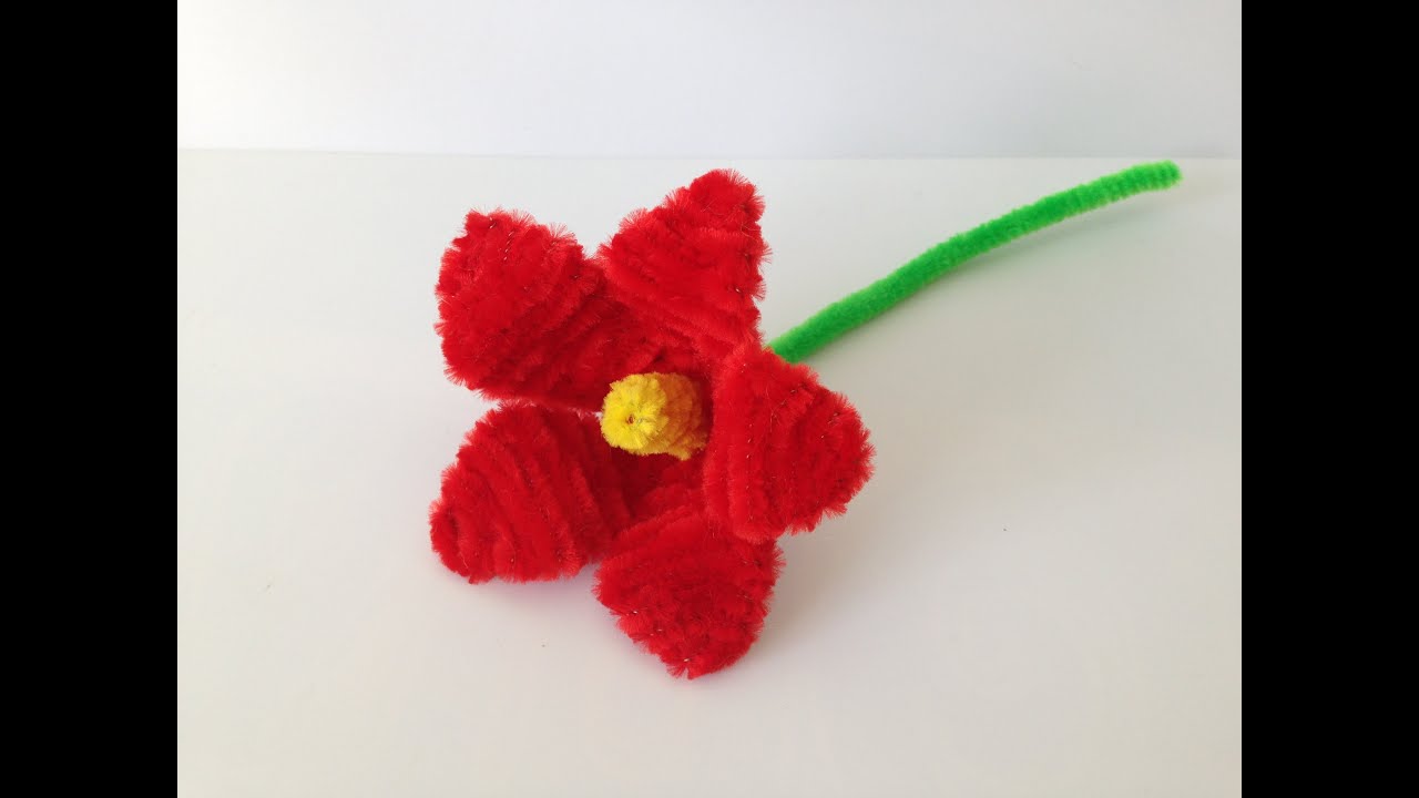 How to make a Pipe Cleaner Lily