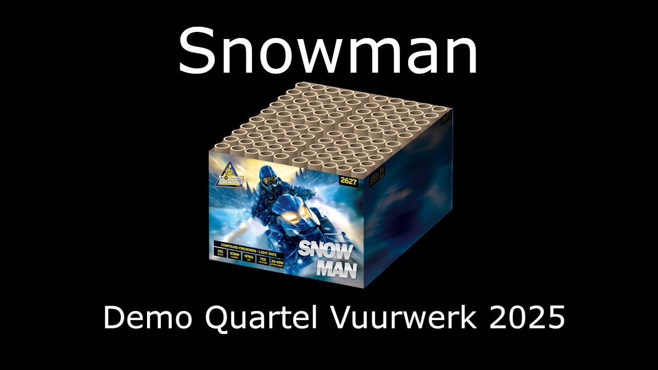 Snowman + Hurricane | Demo Quartel Vuurwerk 2025 | Evolution + Hello Fireworks