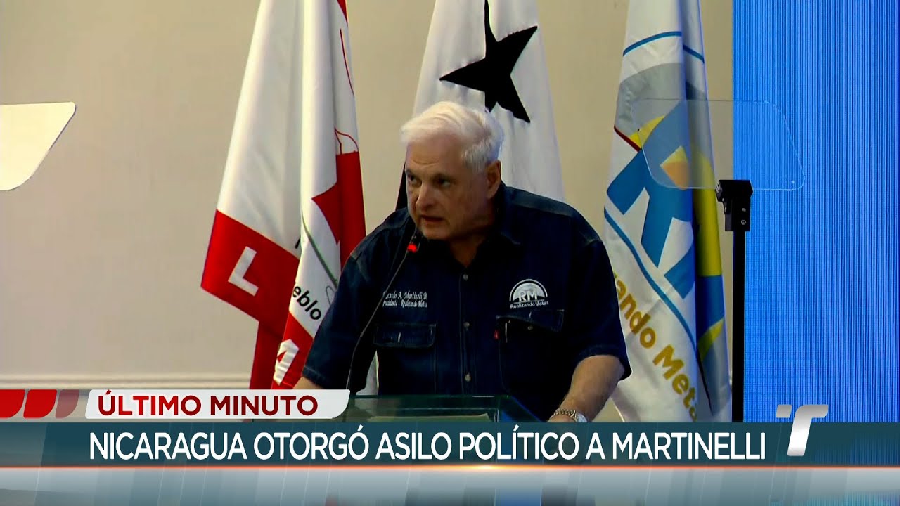 Nicaragua concede asilo político a expresidente Ricardo Martinelli