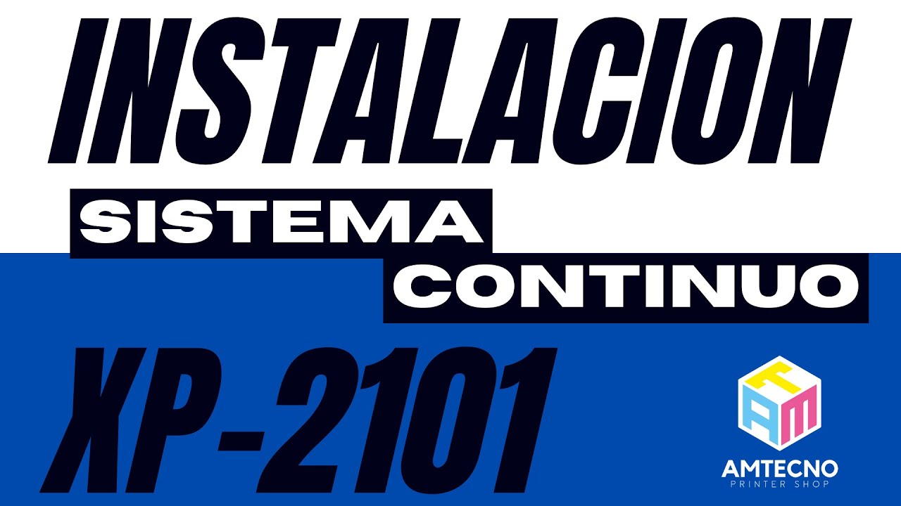 EPSON XP 2101 con sistema continuo chipless ensamblado para primer uso
