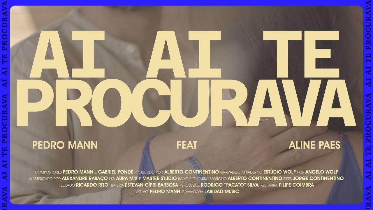 Pedro Mann - Ai ai Te Procurava (Visualizer Oficial) feat. Aline Paes