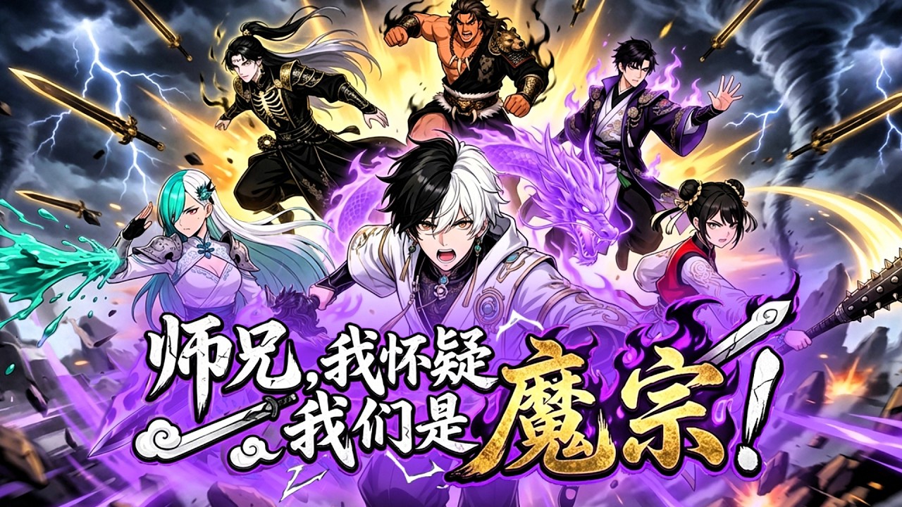 【FULL】師兄，我懷疑我們是魔宗🔥穿越成正道宗主，系統卻給我魔功秘籍！萬魂幡、噬魂經&hellip;&hellip;正道弟子越修越邪門，最後竟用魔功打上仙界？#男頻 #逆襲 #動漫