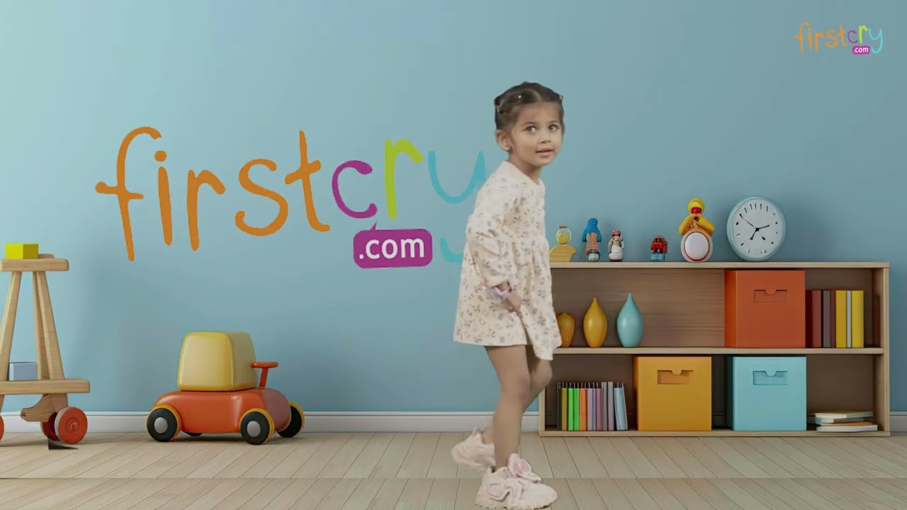 FirstCry.com | baby girl in peach colour frock with floral design | buy online or visit store