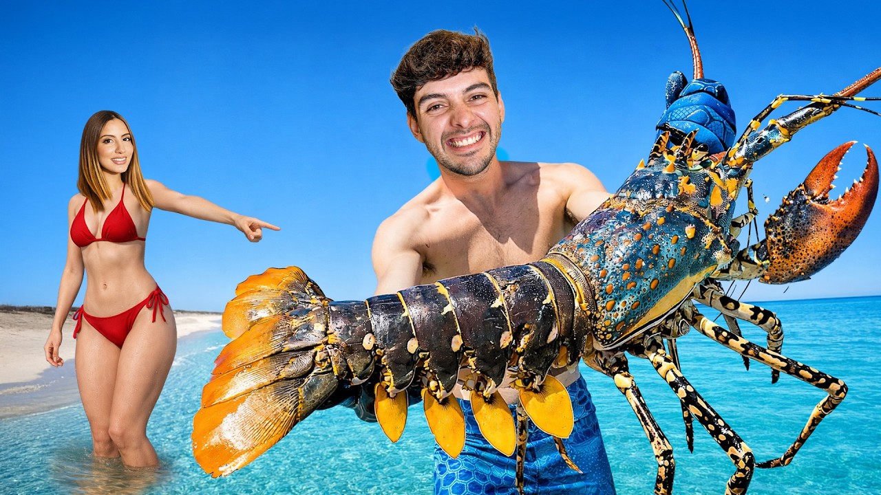 🦞Охота и приготовление лобстеров с моей девушкой🦞