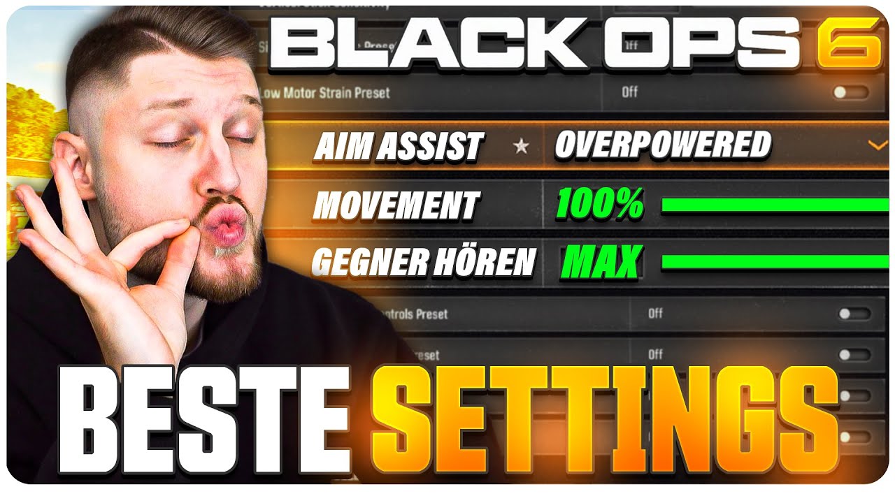 Die BESTEN BLACK OPS 6  EINSTELLUNGEN für PERFEKTES AIM, MOVEMENT & AUDIO 🛠 (PC + KONSOLEN Settings)