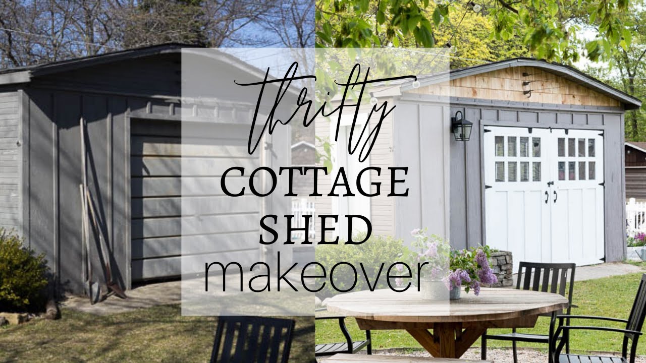 THRIFTY Cottage Shed MAKEOVER!!