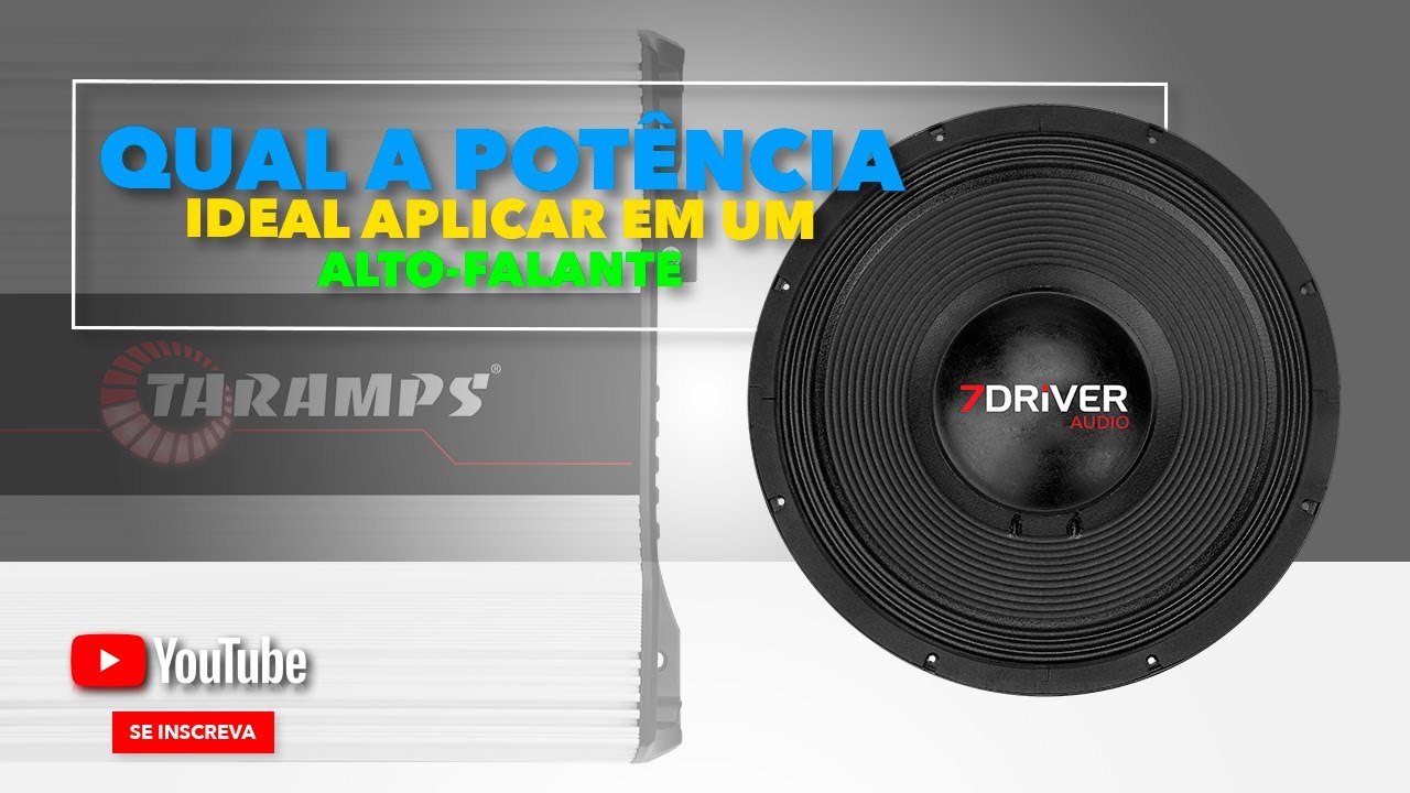 Quantos watts/pot&ecirc;ncia usar em um alto-falante? | Taramps Responde