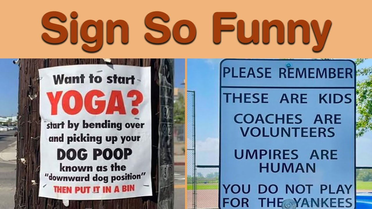 Signs So Funny You’ll Laugh Out Loud in Public 😂 || Daily Funnies