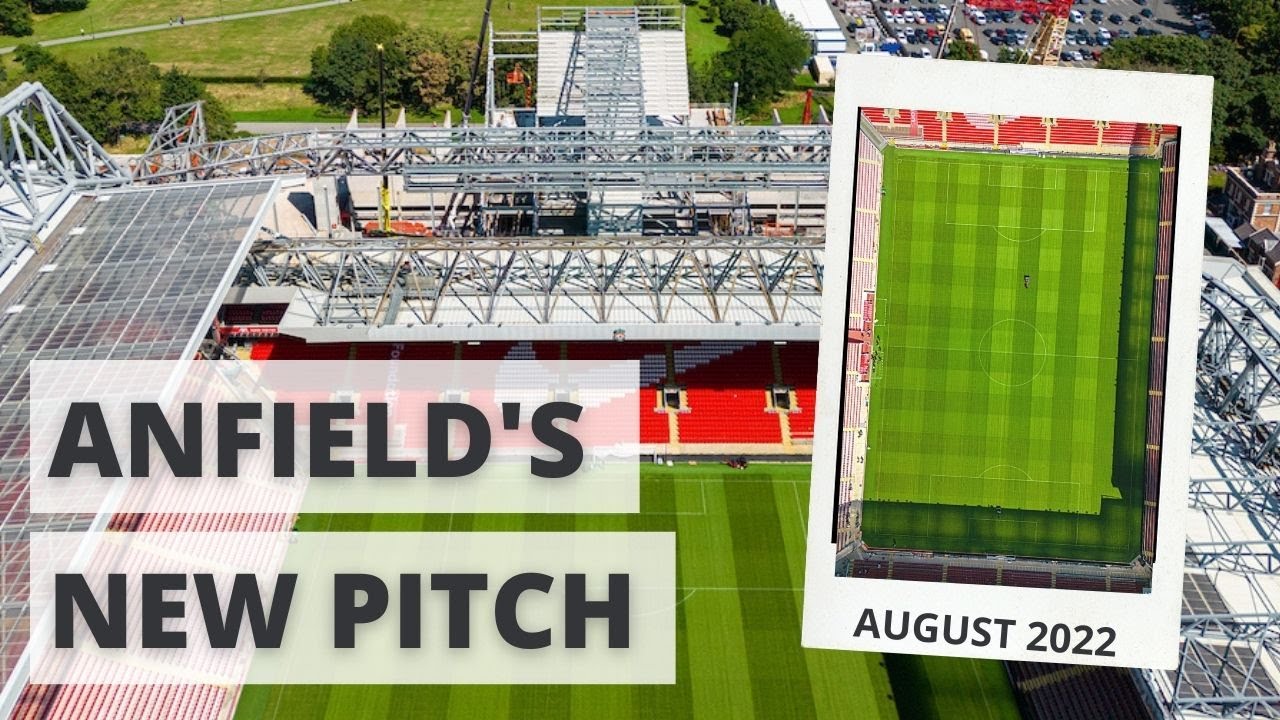 Anfield's NEW pitch | Anfield Road End Update