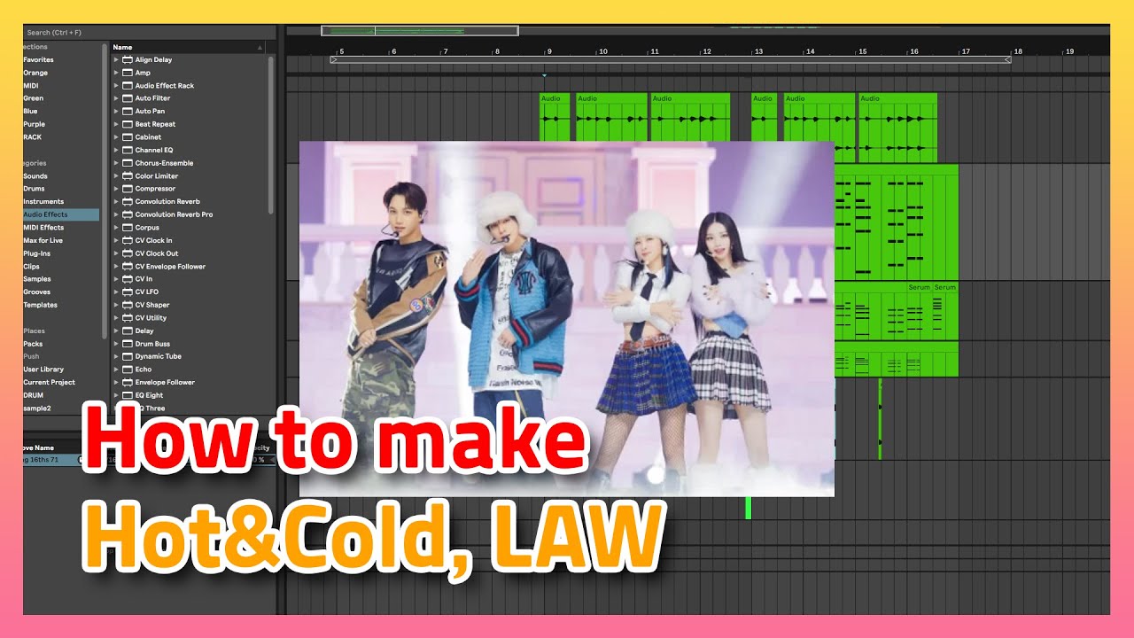 쫀쫀한 신스는 어떻게 만들까? (카이, 슬기, 제노, 카리나 - Hot&Cold), (윤미래 비비 - LAW) Synth Design