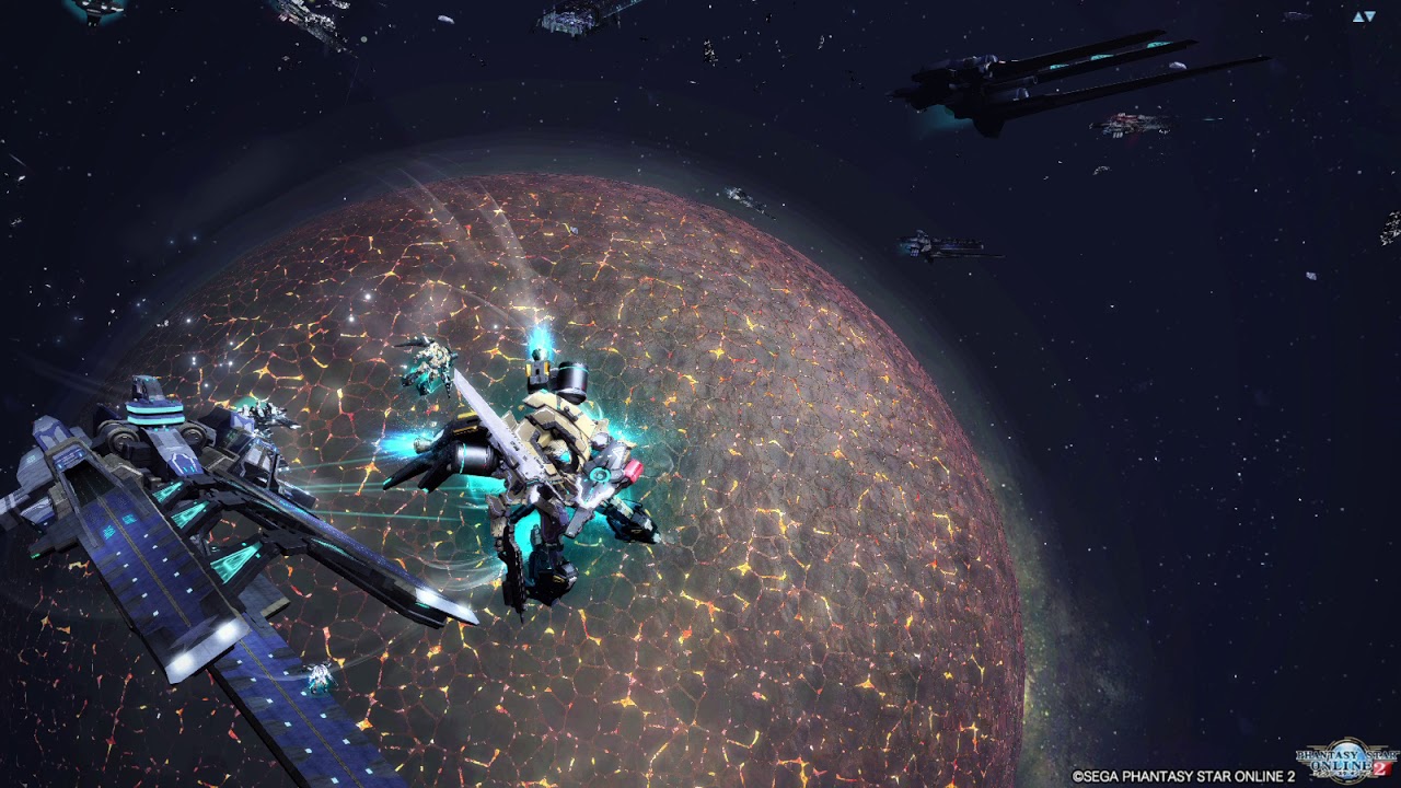【PSO2】終の艦隊迎撃戦 セクター3 「ALL ARKS」戦闘BGMメドレー（字幕歌詞付）【BGM】