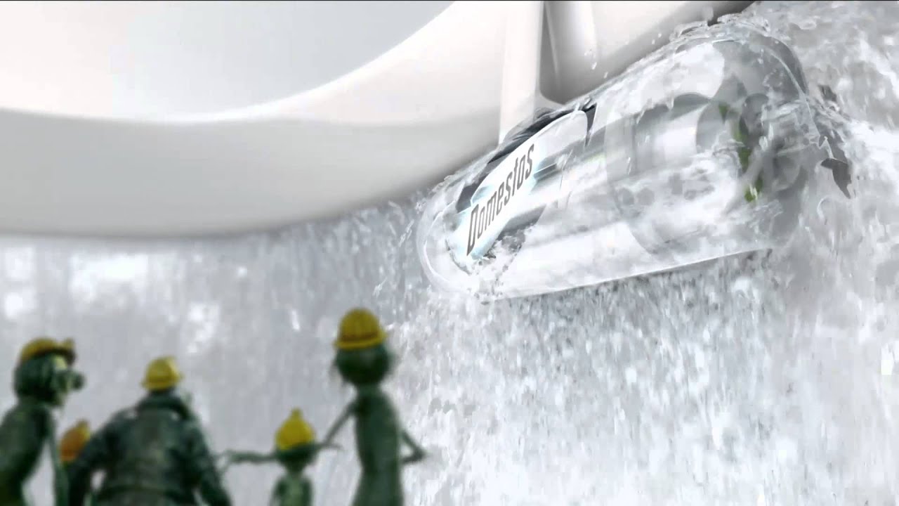 Domestos Turbo Fresh - Pierwsza wirująca kostka toaletowa