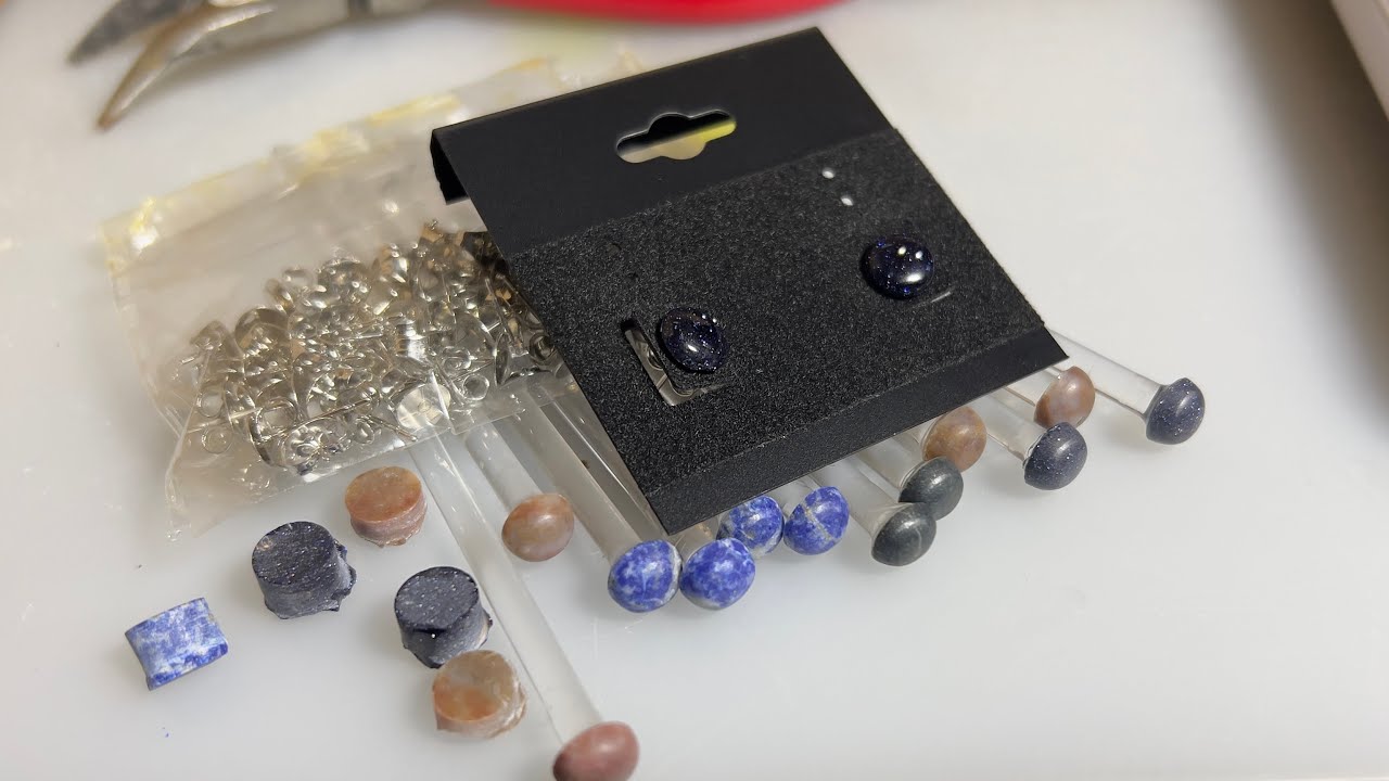 Делаем серьги! Новый тест сверлильного станка. #гранение #агат #полировка