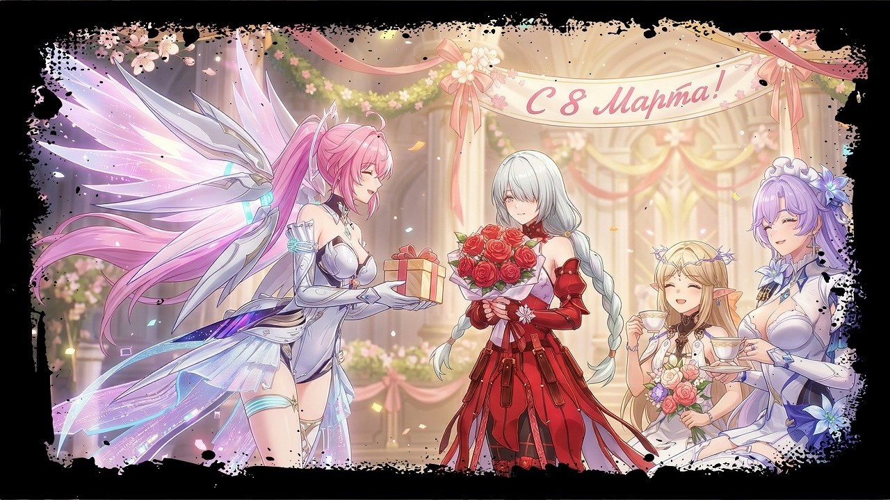 🟢 WUTHERING WAVES💐ВСЕХ ДЕВУШЕК С 8 МАРТА! 💐