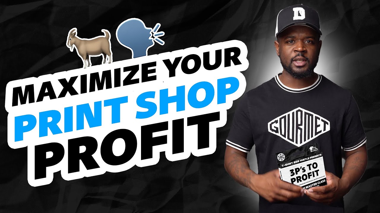 3 Tips For Maximizing Profits In Your Custom T-shirt Business or Print Shop (3 P's to Profit)
