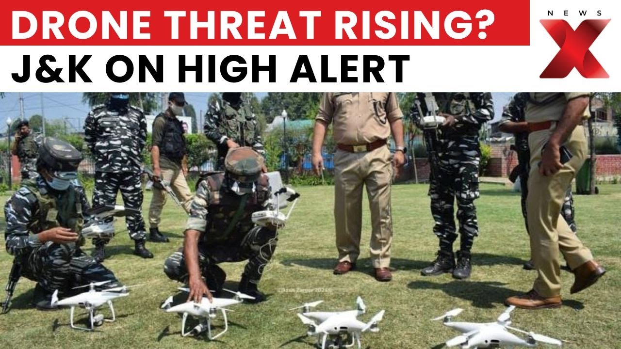 Pakistan Drone Show: High Alert in Jammu & Kashmir After Infiltration Attempt | NewsX