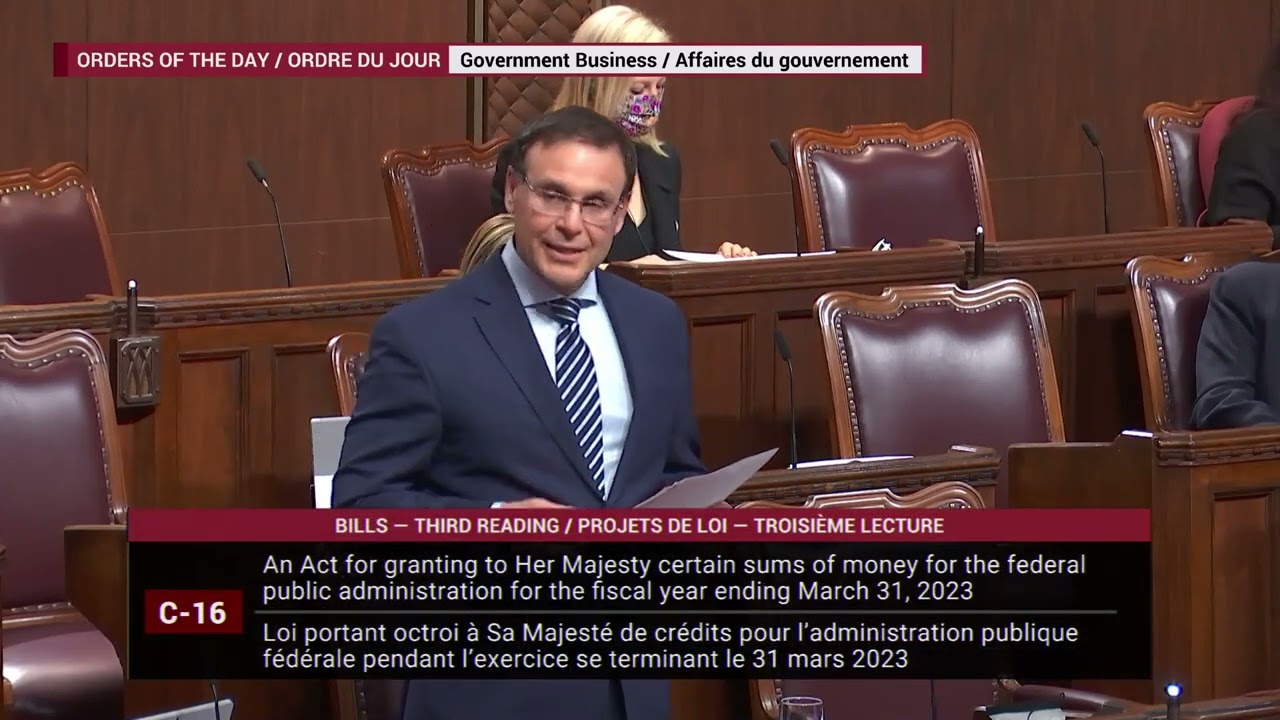 Discours: projet de loi C-16