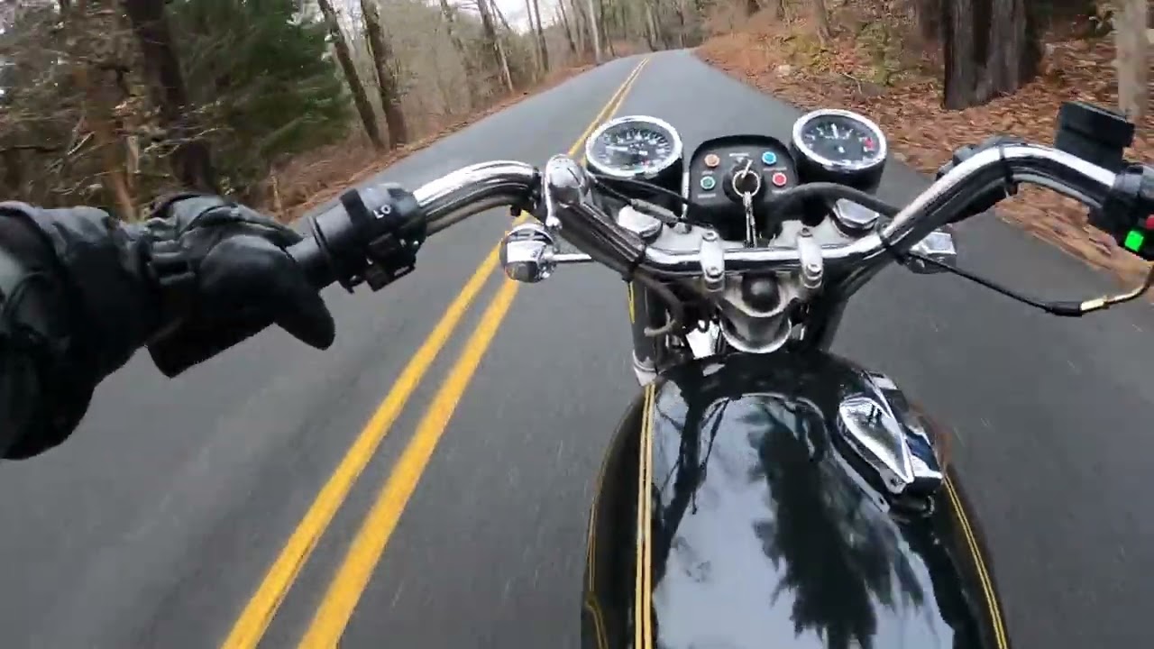 1975 Norton Commando For Sale POV Riding Video