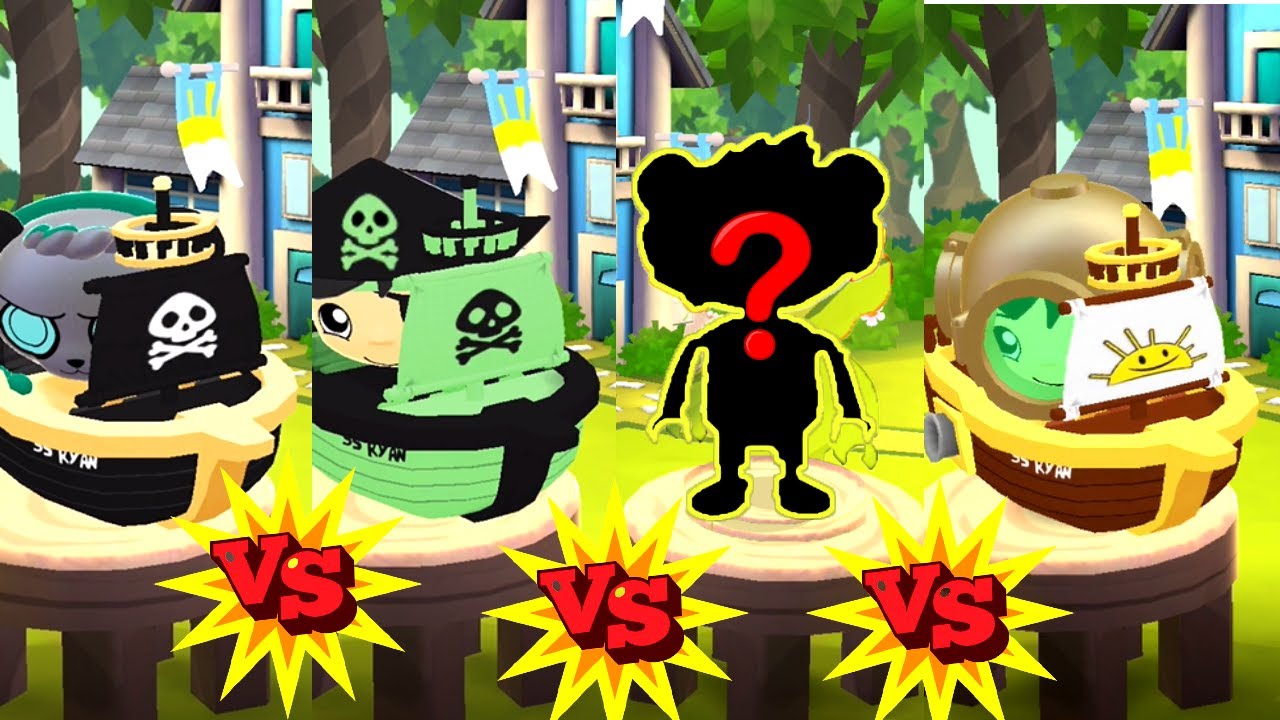 Tag with Ryan  Pirate Ryan With Ghost Ship VS Ghost Pirate Ryan With Clipper All Characters Unlocked