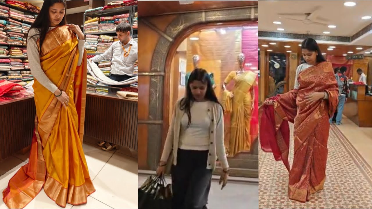 Cousin Ki Shaadi Ke Liye 50,000 Ki Saree Shopping 🛍️ | GK 2 Market Vlog| Shaadi Preparations Begin!