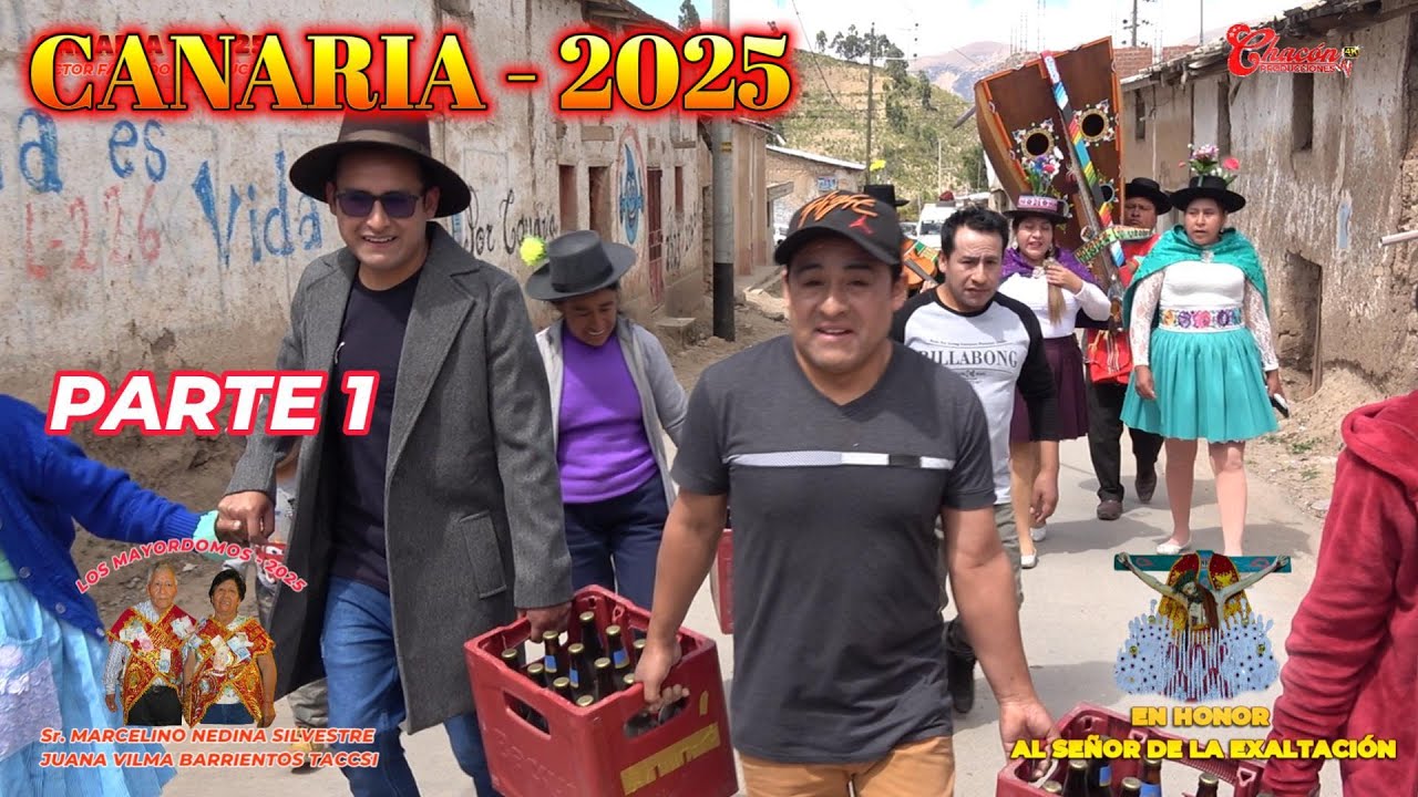 ✴️(parte 1) fiesta patronal de Canaria 2025 - Fajardo - Ayacucho 🇵🇪 familia. Medina Barrientos ♥️